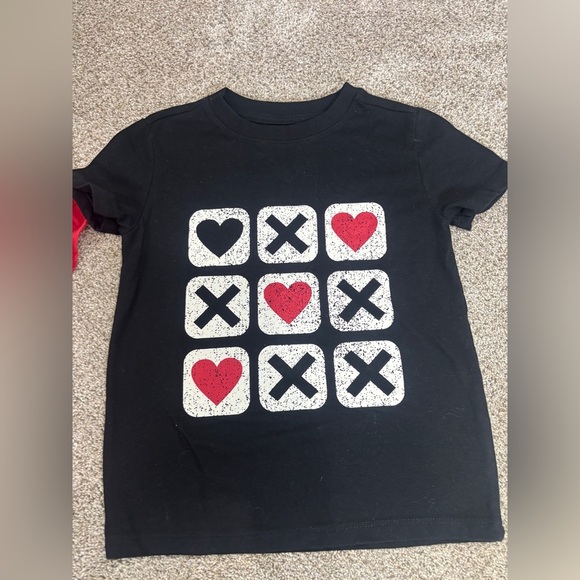 Lot of Cat and Jack Valentine’s Day shirts toddler boy little boy size 4/5 - Picture 5 of 5